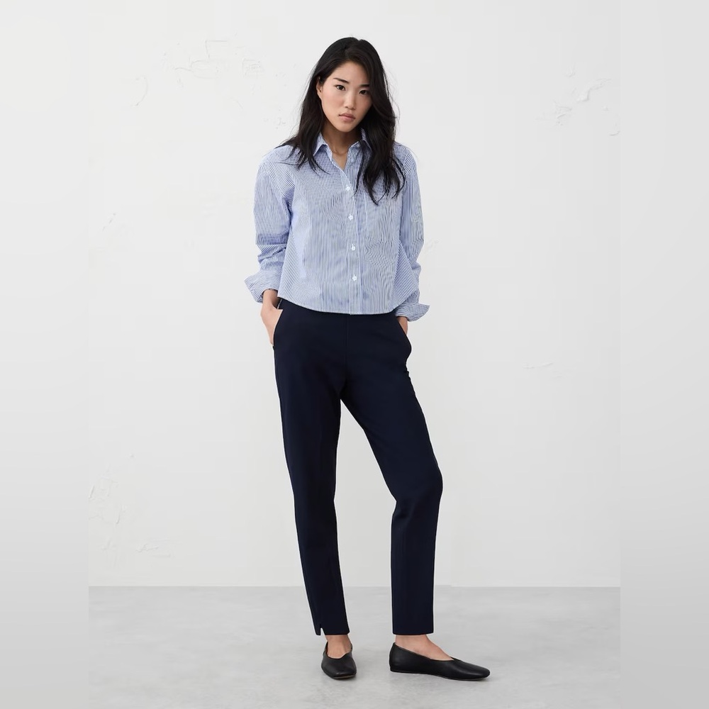 Banana Republic Factory Size 16 Black Ankle Pants